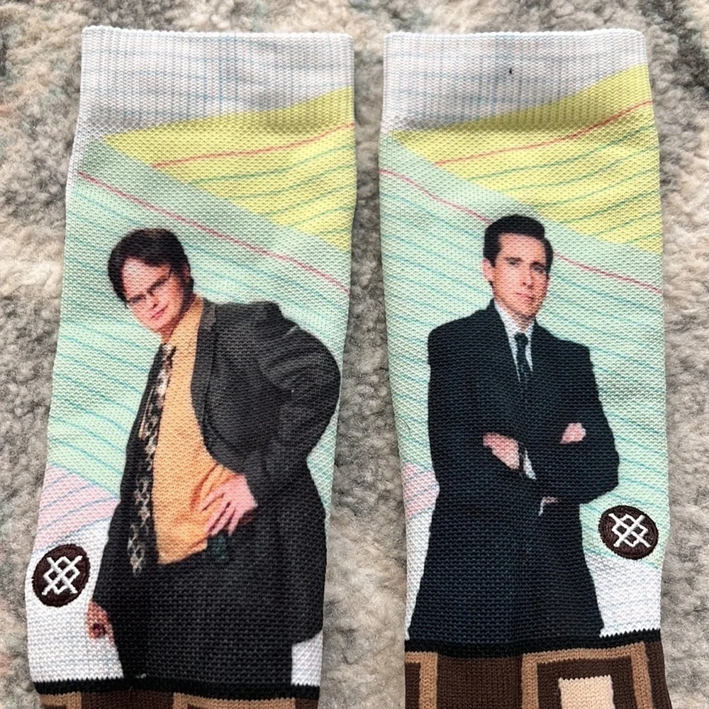 Stance Dunder Mifflin Dwight and Michael Socks